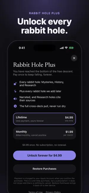 Rabbit Hole: Deep Dives screenshot 4