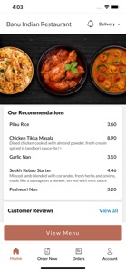 Banu Indian Restaurant. screenshot #2 for iPhone
