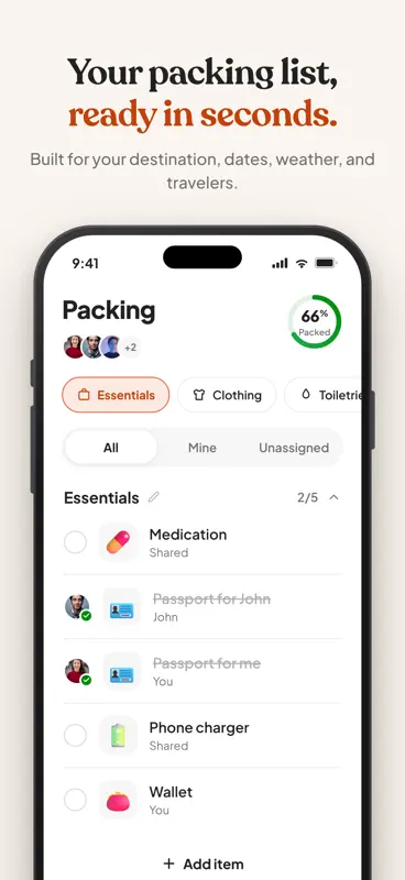 Alba: Travel Packing List screenshot 3 of 8