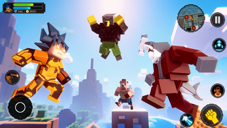 Craft Monster Hero Block City