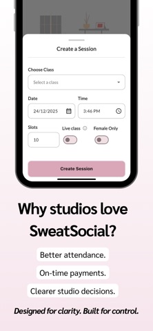SweatSocial Partner screenshot
