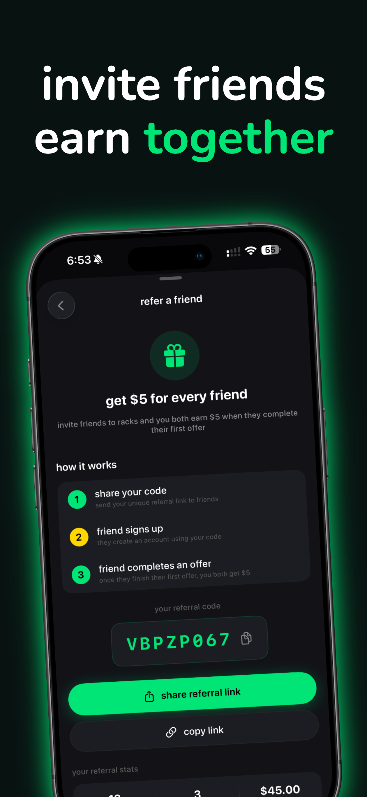 racks - earn real cash