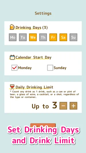 Drink & Sober Tracker｜CozyCats screenshot 3