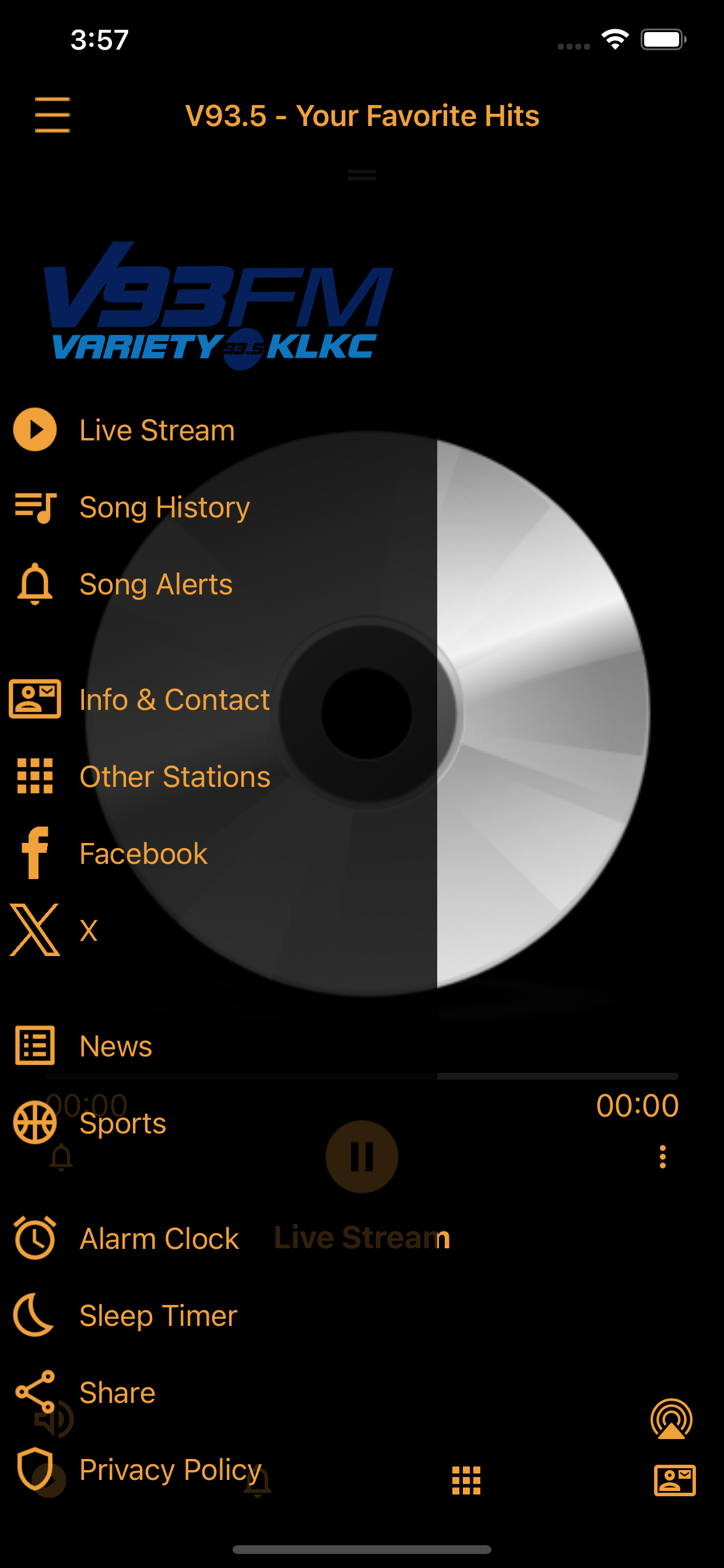 KLKC V93 FM screenshot 3