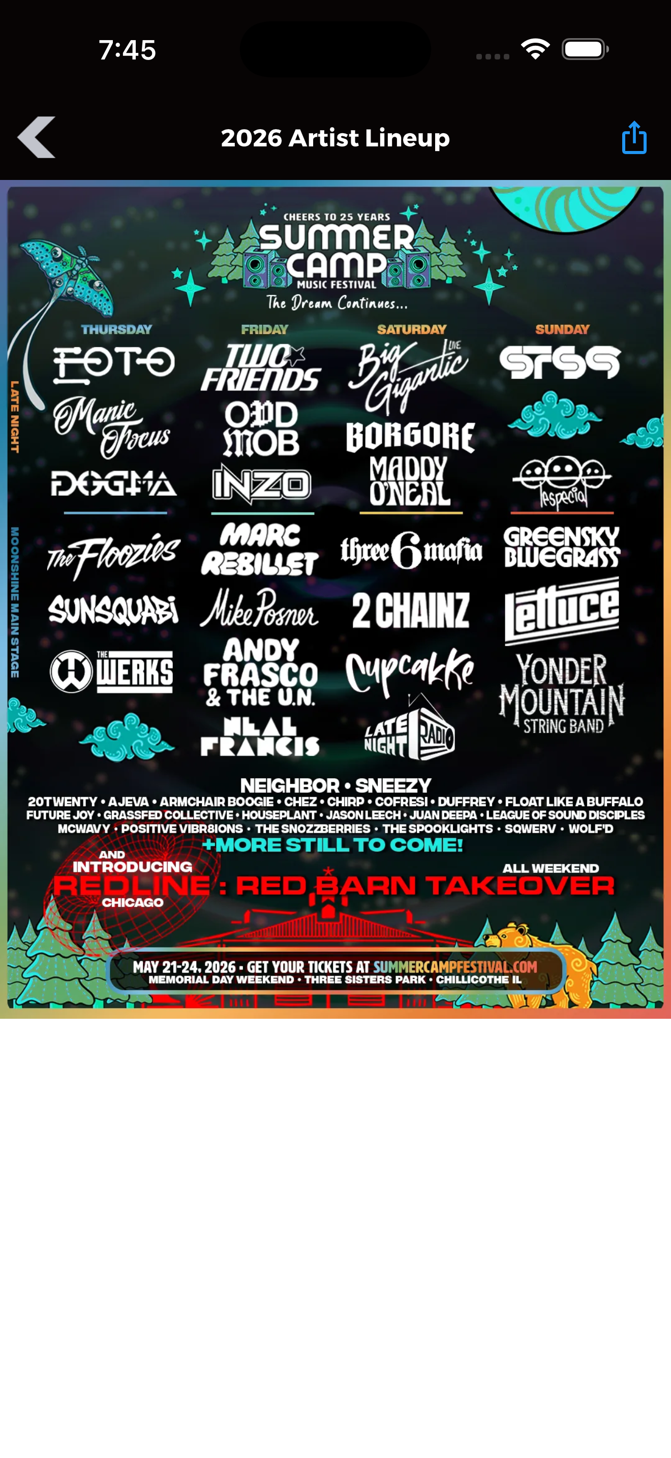 Summer Camp Music Festival screenshot 3