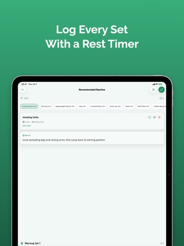 Arbaro — Workout & Progress iPad screenshot