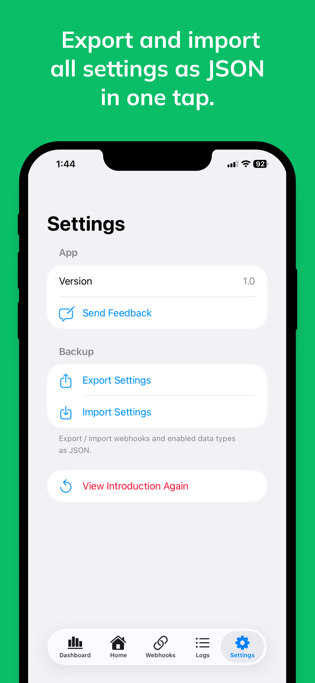 Health Webhook screenshot 6