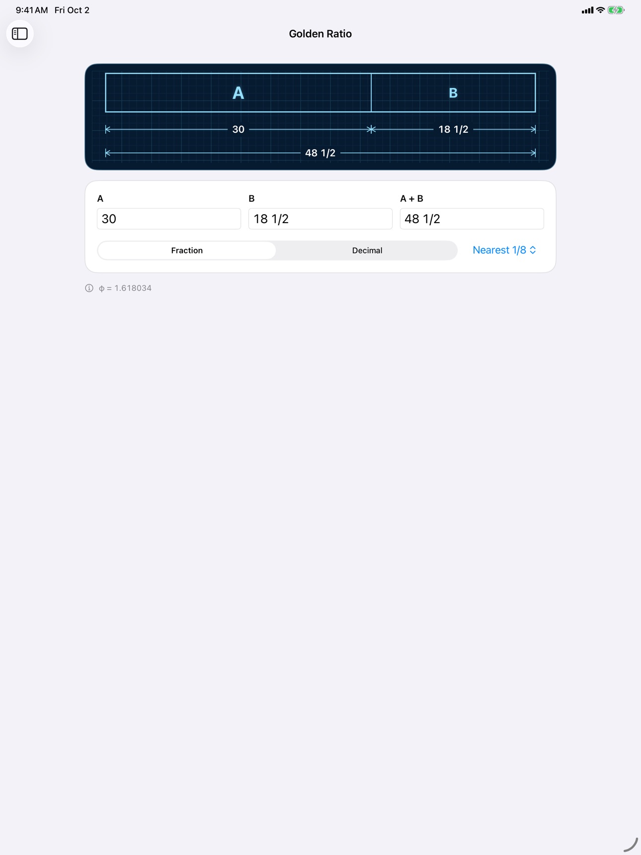 Screenshot 6 of Dividers: Workshop Calculators