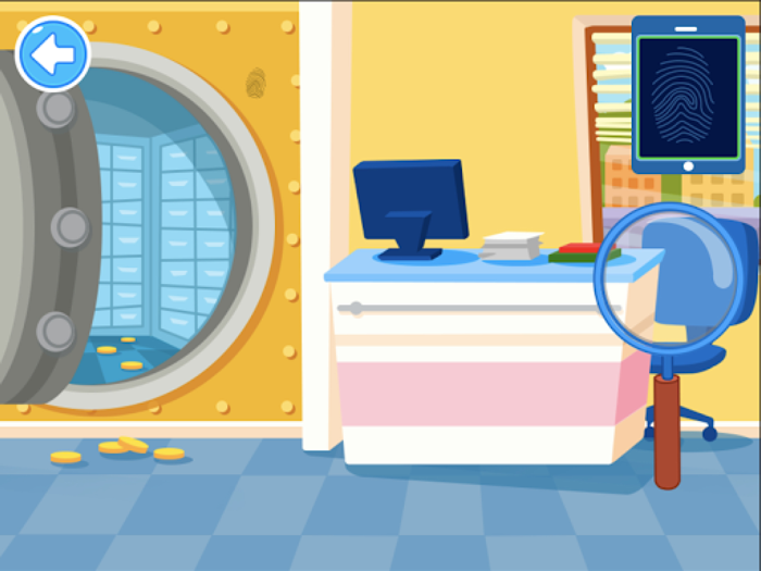 Polícia para crianças.