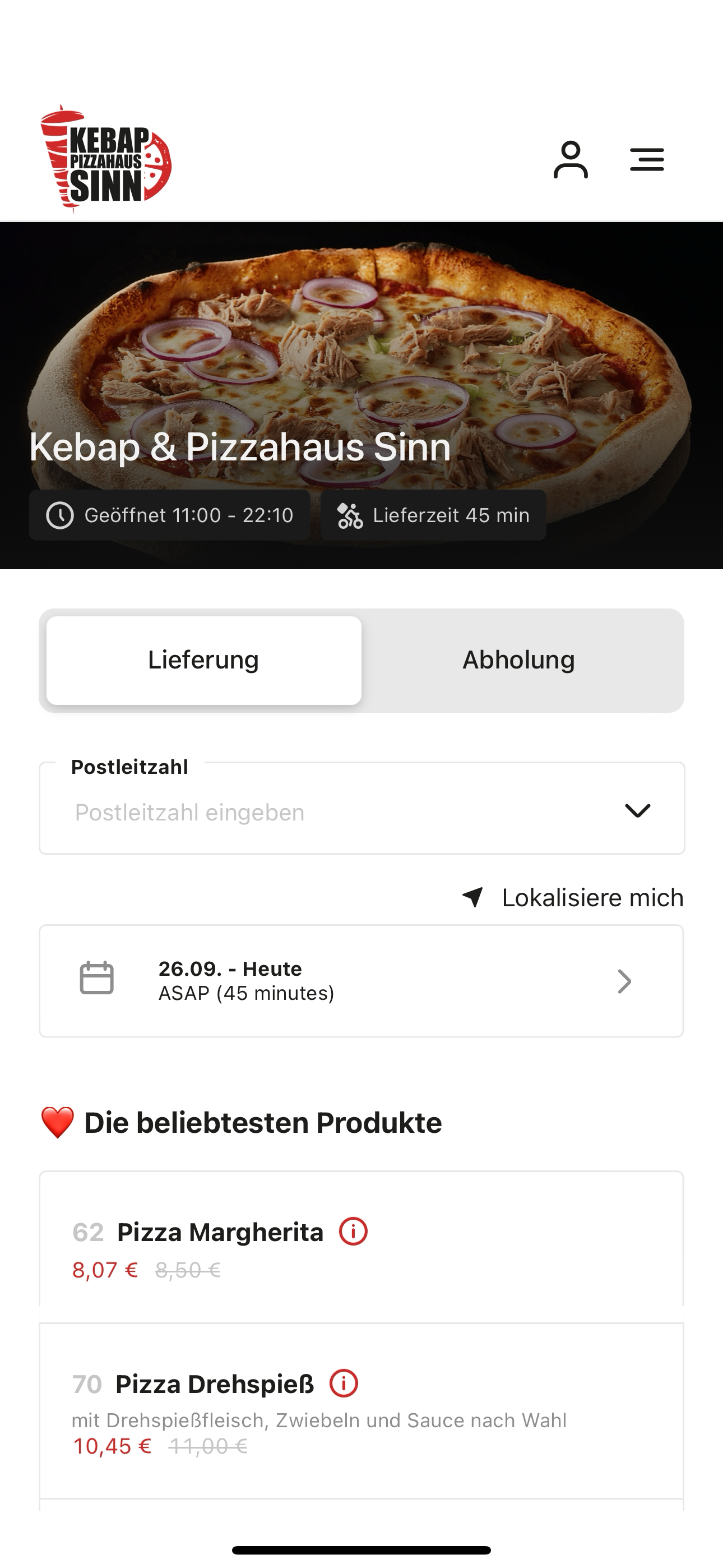 Kebap & Pizzahaus Sinn
