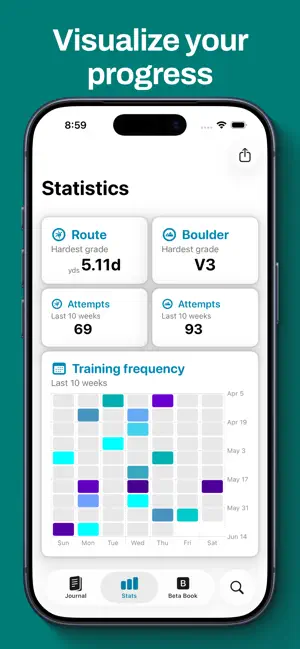Ascend - Climbing Journal screenshot 1