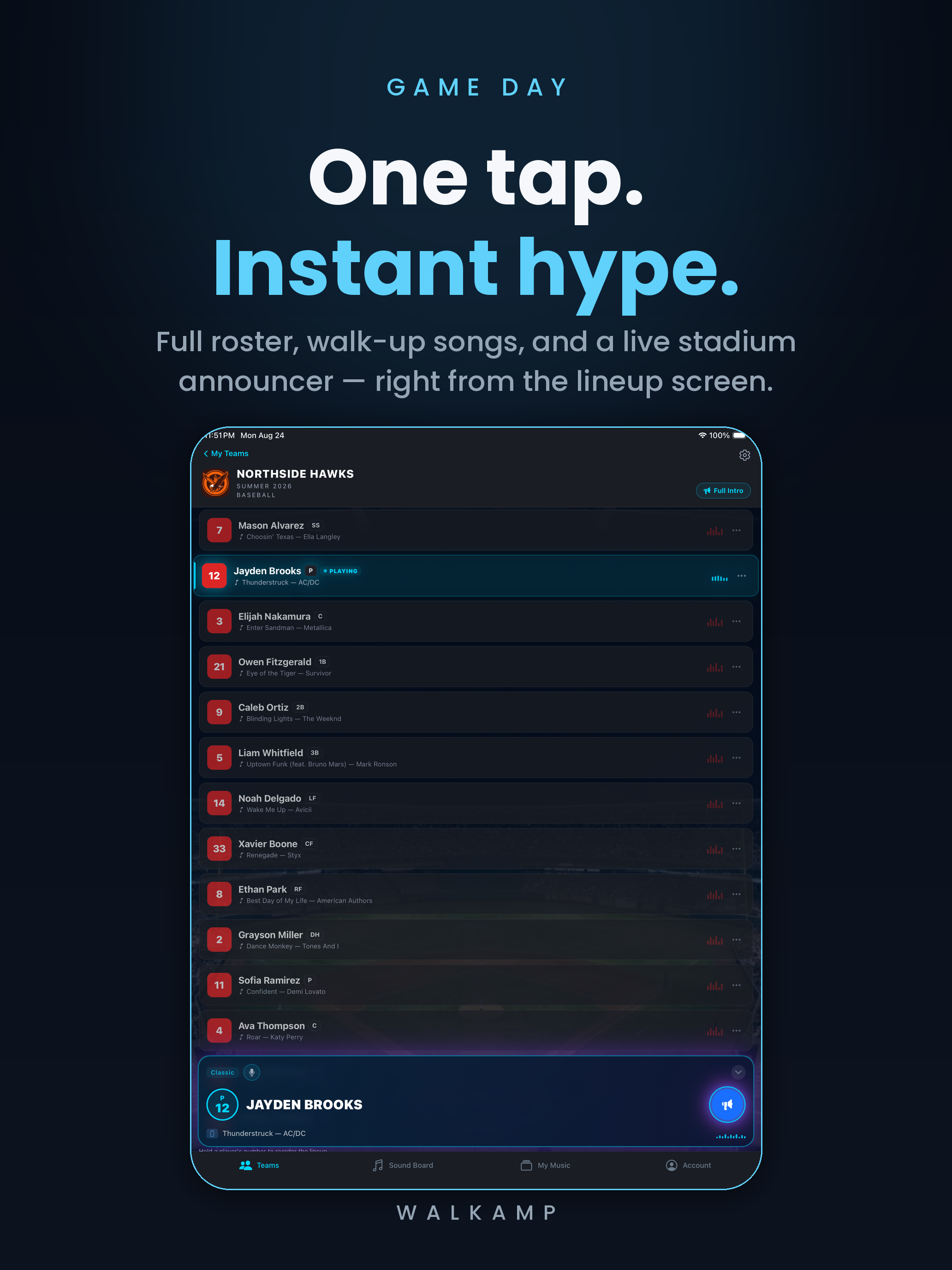 WalkAmp: Walk-Up Songs screenshot 9