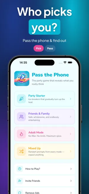 Pass the Phone - Party Game screenshot 1