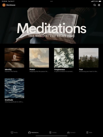 The Storehouse App iPad screenshot