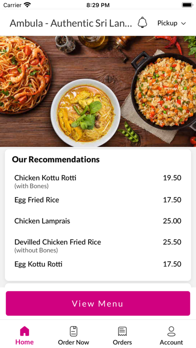 Ambula Sri Lankan Cuisine Screenshot