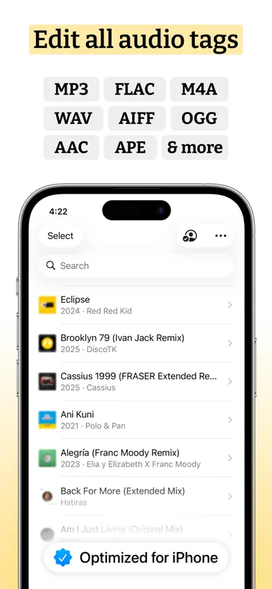 Audio Tag Editor - MP3 & ID3 screenshot 1