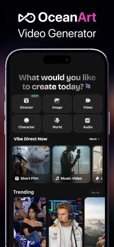 AI Video Generator - OceanArt screenshot 2 of 4