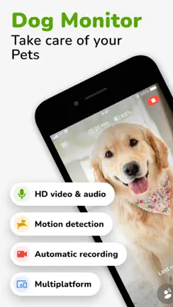 Barkio: Dog Monitor & Pet Cam iPhone image 1