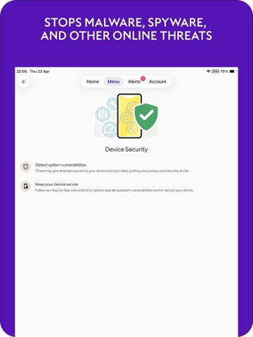 BT Cyber Threat Protect iPad screenshot