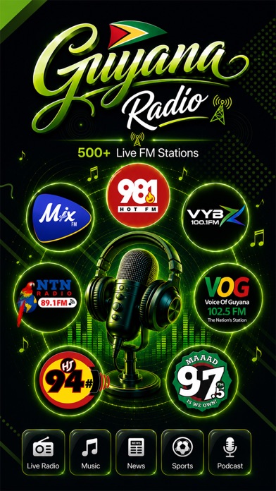 Live Guyana Radio Stations screenshot