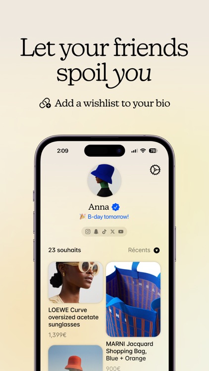 Spoil Me - Wishlist Maker App