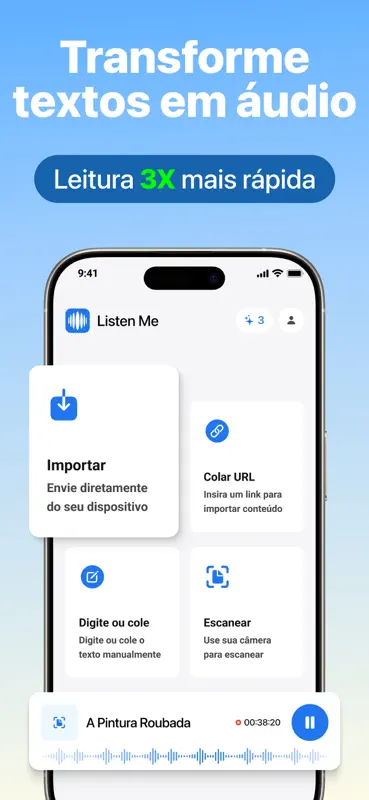 ListenMe - Texto em Voz screenshot 2 of 5
