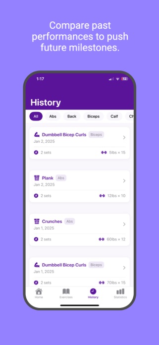 GymTrack: Track your Progress Screenshot 5 of 5