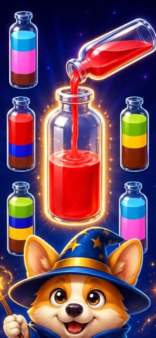 Wizard Puppy: Magic Sort Screenshot 1 of 5
