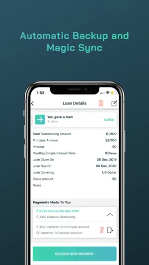 Loan Book & Debt Manager screenshot 3