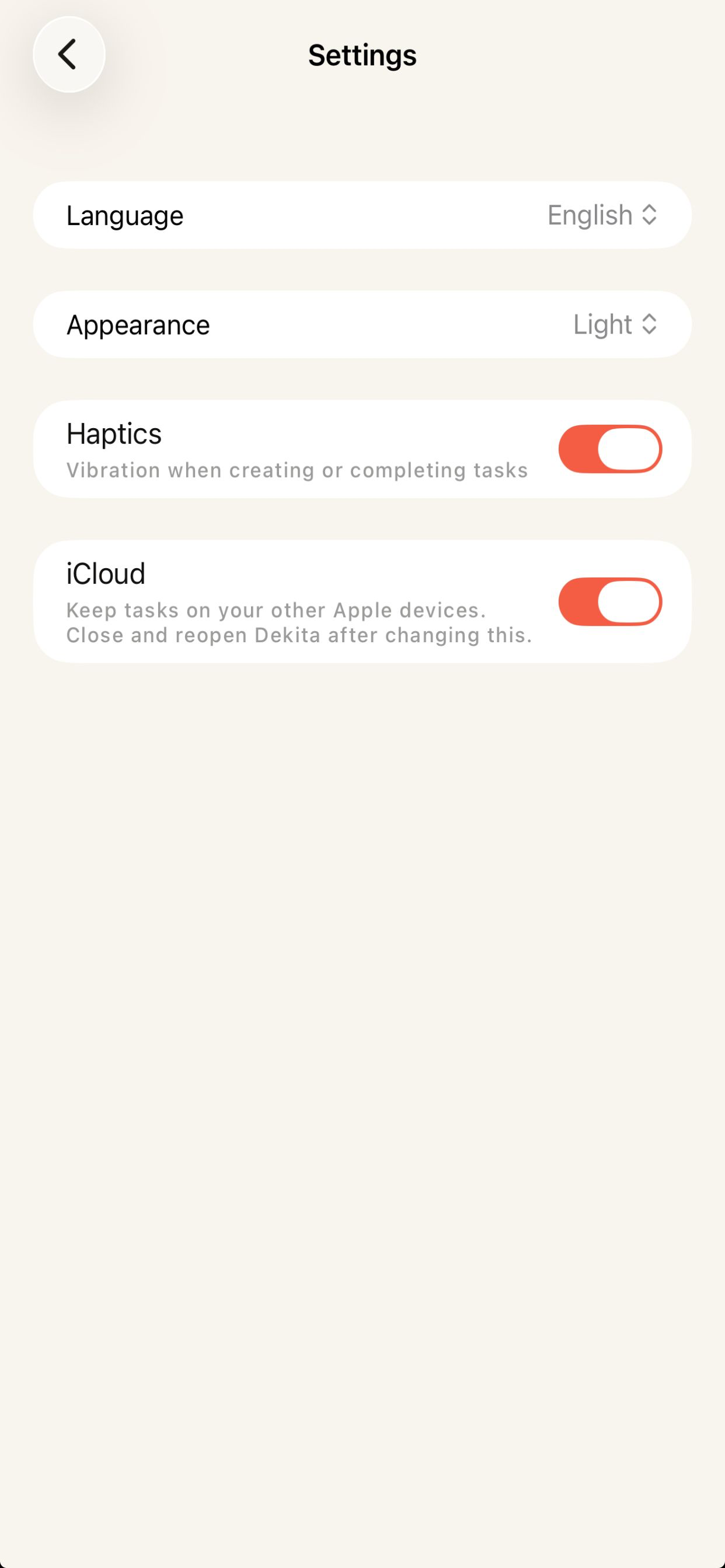 Dekita To-Do screenshot 2