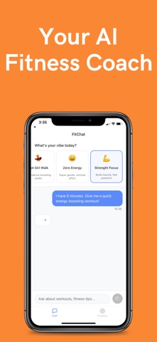 AI Fitness Coach iPhone screenshot