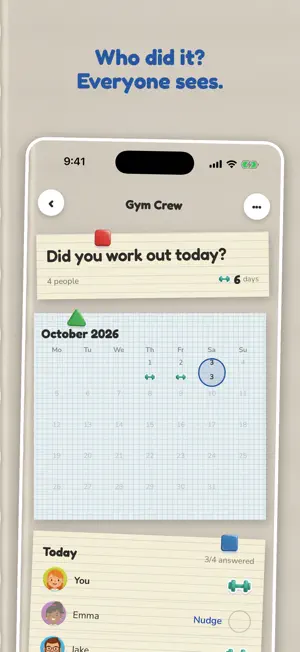 So, Did You? Group Habits screenshot 2