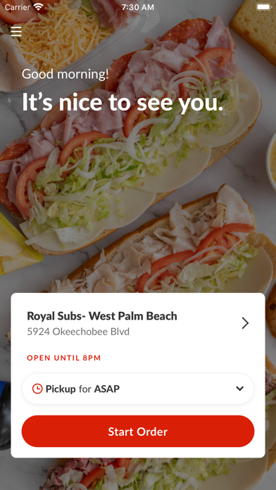 Royal Subs iPhone screenshot 2 - Food & Drink app