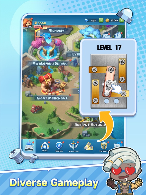 Hero Clash：Idle Gams screenshot 4