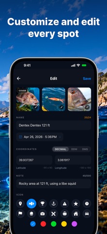 Capta: Fishing Spots & GPS Map screenshot 10