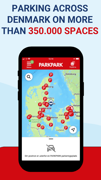 PARKPARK - Parkeringsapp Screenshot