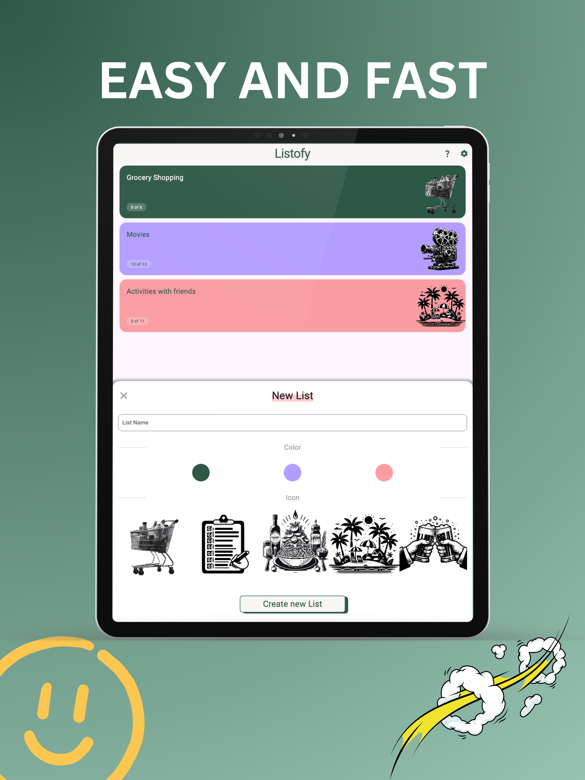 Listofy: Lists & Expenses screenshot 9