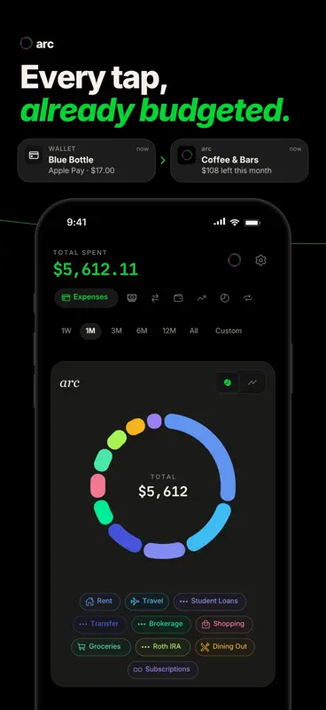 arc: AI Budget & Money Planner screenshot 1 of 10