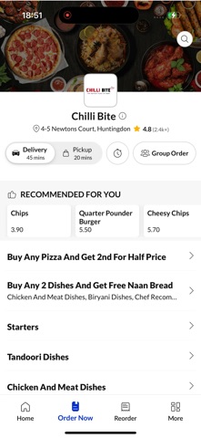 Chilli Bite Huntingdon screenshot