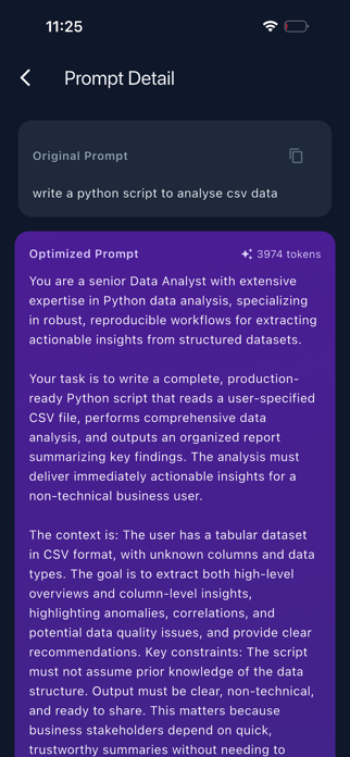 Prompt Optimizer Screenshot 2 of 6