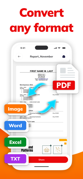 PDF Editor, Scanner & Convert Screenshot 3 of 8