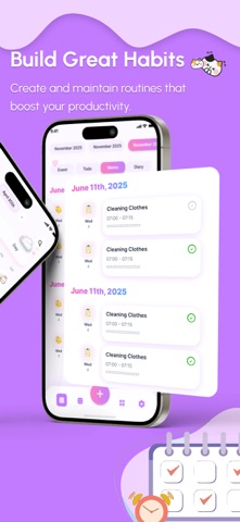 Cute Calendar: Daily Planner screenshot