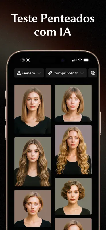 Glowify: Cabelo e Cor IA screenshot 1 of 9