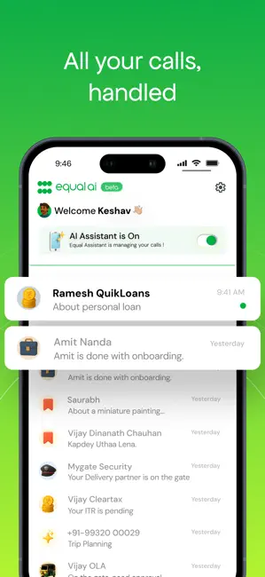 Equal AI: Call Assistant iPhone screenshot 5