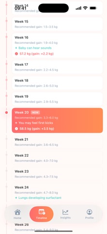 BumpWeight - Weight Tracker Screenshot 2 of 4