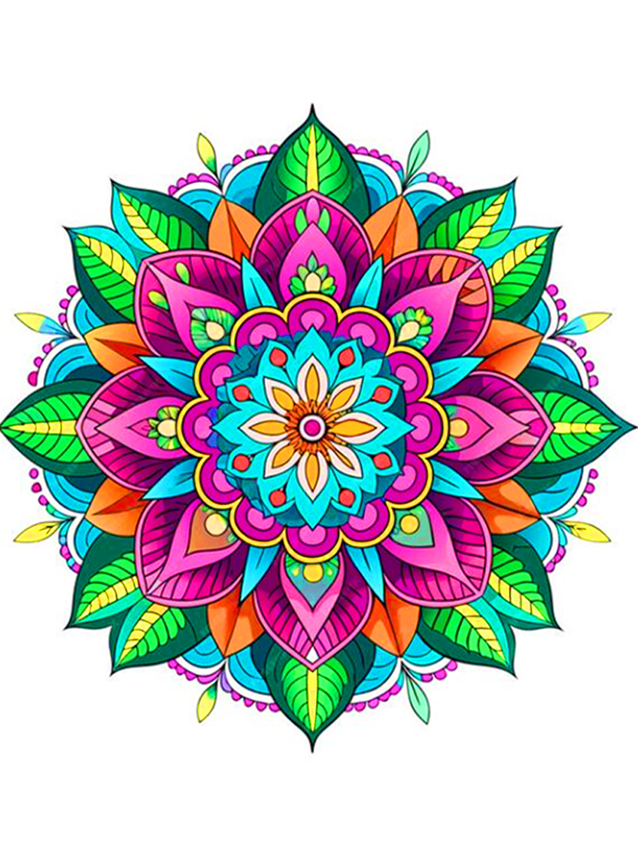 Mandala Color by Number Book screenshot 14