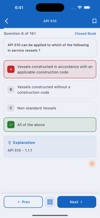API 510 Helpmate Screenshot 8 of 8