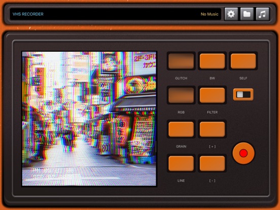 VHS Recorder - VHS Movie Maker iPad screenshot 8 - Photo & Video app