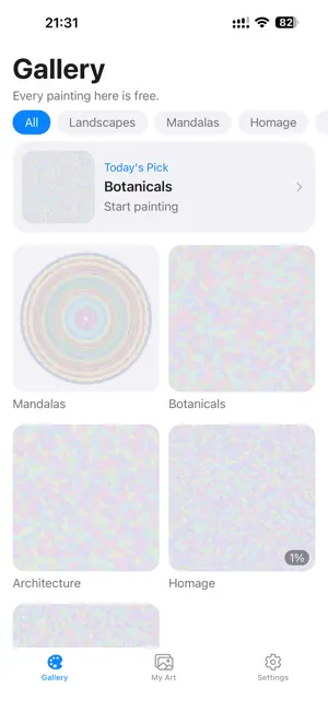Numbrush - Color by Number screenshot 1