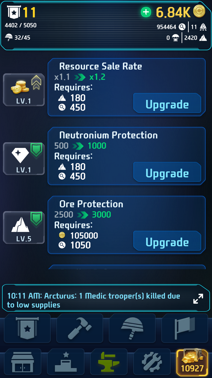 Starship Divers Idle Bugs